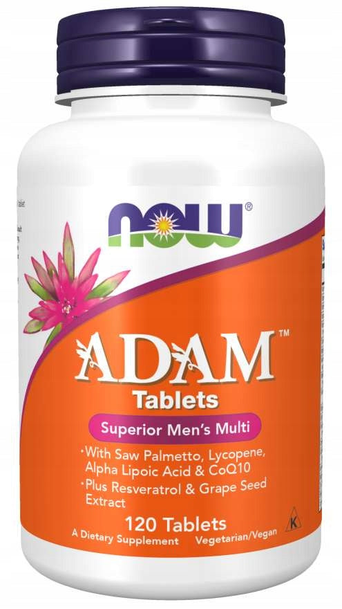 NOW Foods ADAM Vitamins for Men LIBIDO ZINC 120tab