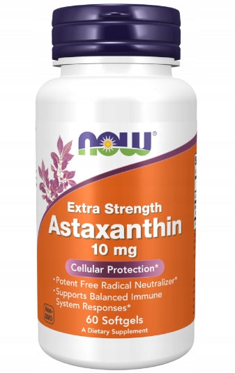 NOW Foods Astaxanthin 10mg ORGANIC ASTAXANTHIN VISION 60caps EAN (GTIN) 733739022516