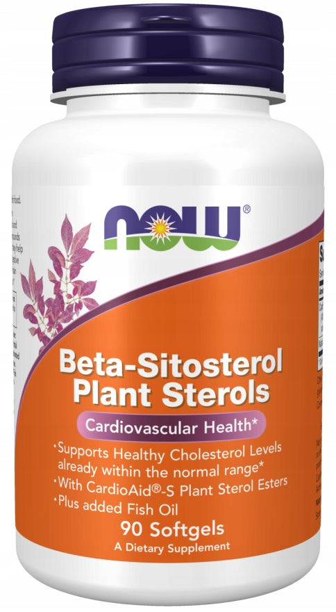 NOW Foods Beta-sitosterol PLANT STEROLS FISH OIL CHOLESTEROL 90caps