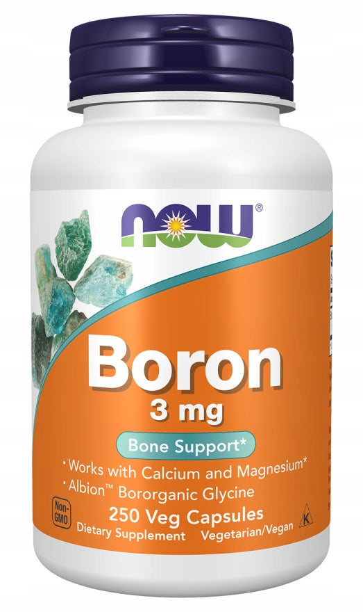 NOW Foods Bor 3 mg 250 capsules