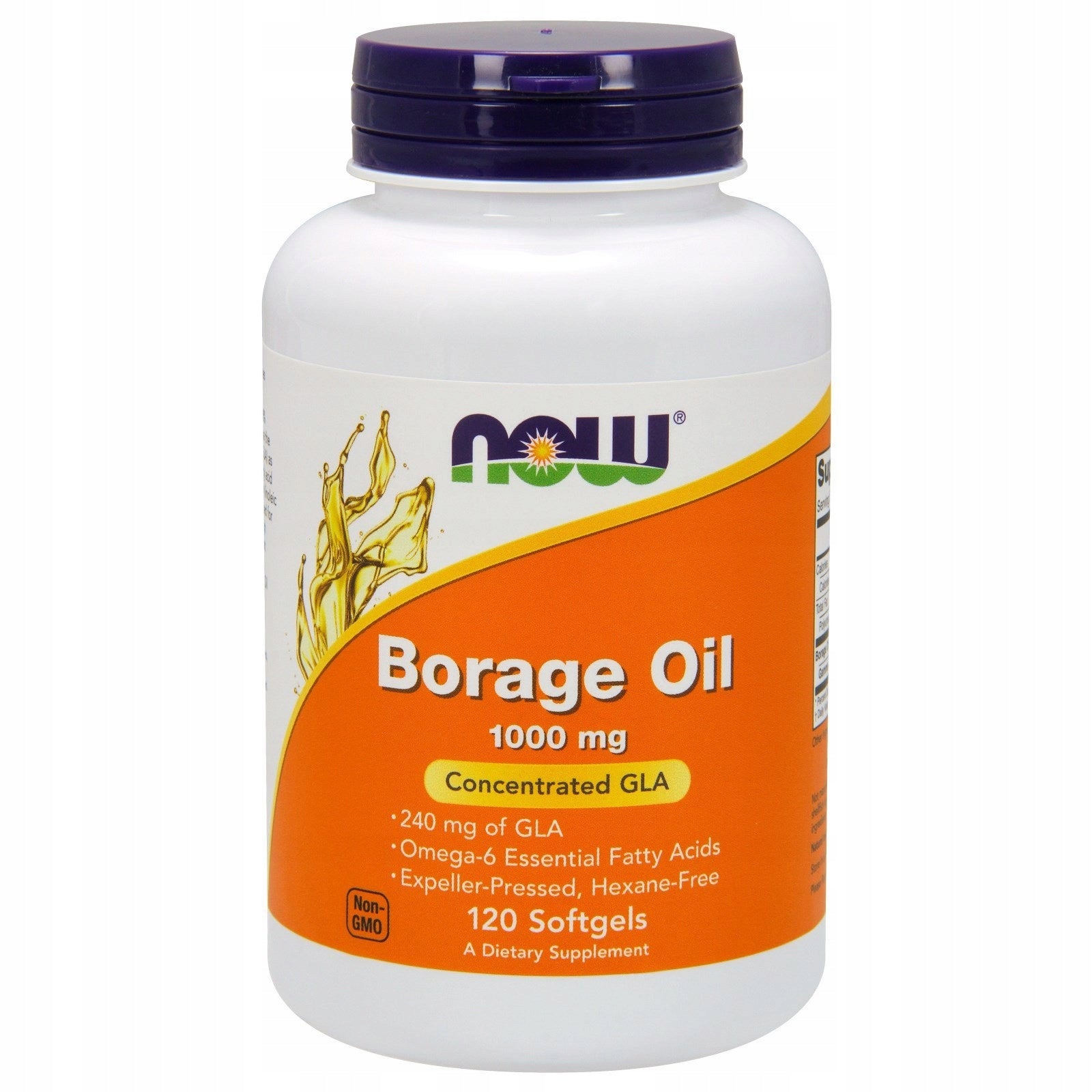 NOW Foods Borage Oil BORAGE OIL 1000mg SKIN WRINKLES 120caps EAN (GTIN) 733739017222