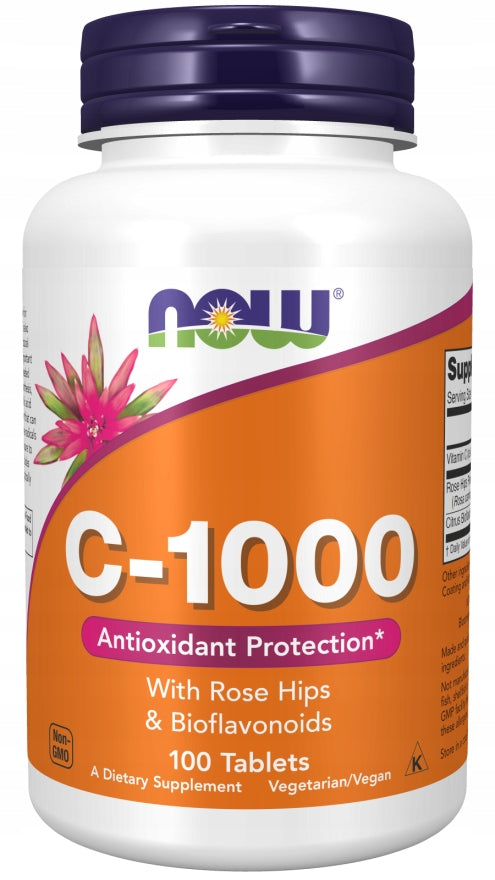 NOW Foods C-1000 with Wild Rose & Bioflavonoids 100 tablets
