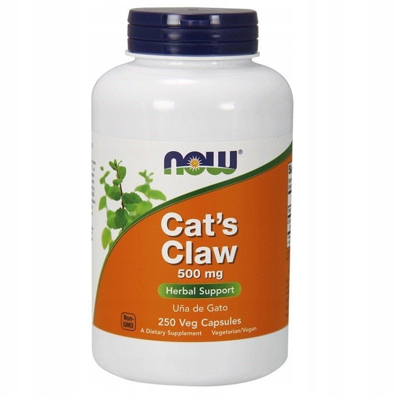 NOW Foods CAT'S CLAW Resistance Detox Vilcacora CAT'S CLAW 500mg 250vegekaps EAN (GTIN) 733739046215
