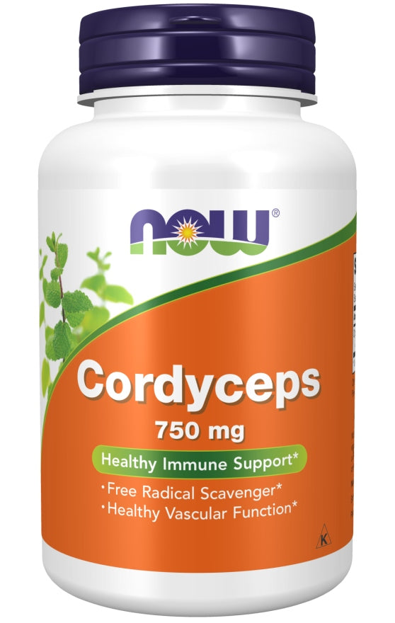 NOW Foods CORDYCEPS 750mg Mace Chinese VEGE RESISTANCE 90caps