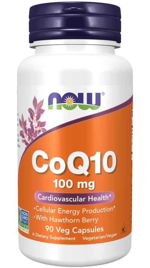 NOW Foods CoQ10 100mg HAWTHORN JOINT EXTRACT HEART ANTIOXIDANT 90k