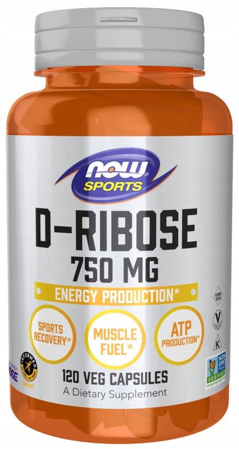NOW Foods D-Ribose 750mg FISH MUSCLE ENDURANCE 120