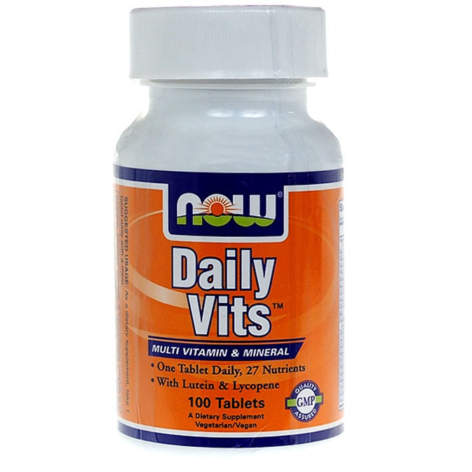 NOW Foods Daily Vits Daily Multi Vitamin Minerals Rich Composition 100tab Brand Now foods