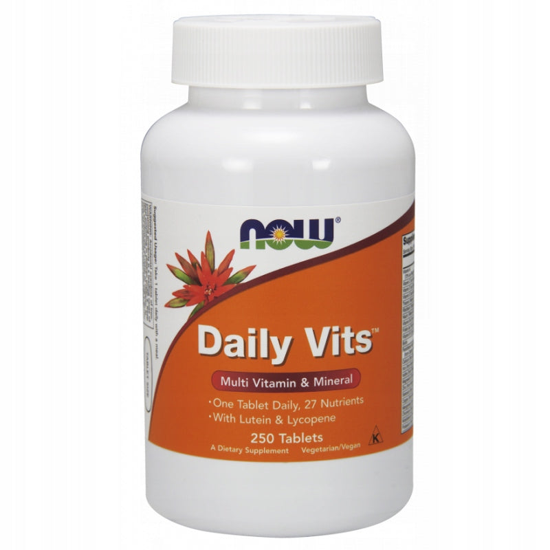NOW Foods Daily Vits Daily Multi Vitamin Minerals Rich Composition 250tab Brand Now foods