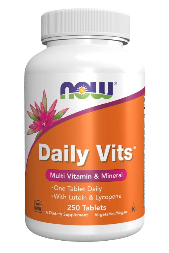NOW Foods Daily Vits Daily Multi Vitamin Minerals Rich Composition 250tab