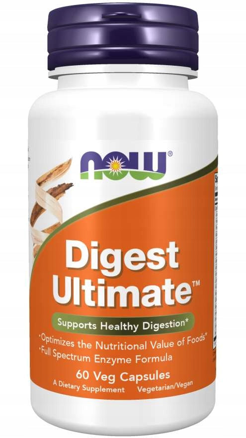 NOW Foods Digest Ultimate DIGESTIVE ENZYMES DIGESTIVE SYSTEM VEGE 60caps