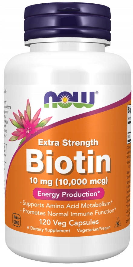 NOW Foods Extra Strength Biotin 10 mg 120 capsules BIOTIN