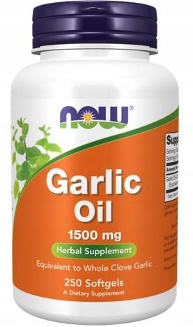 NOW Foods Garlic Oil 1500mg Garlic Oil CONCENTRATE RESISTANCE 250k Brand Now foods