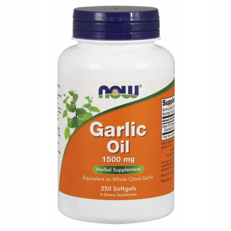 NOW Foods Garlic Oil 1500mg Garlic Oil CONCENTRATE RESISTANCE 250k EAN (GTIN) 733739017925