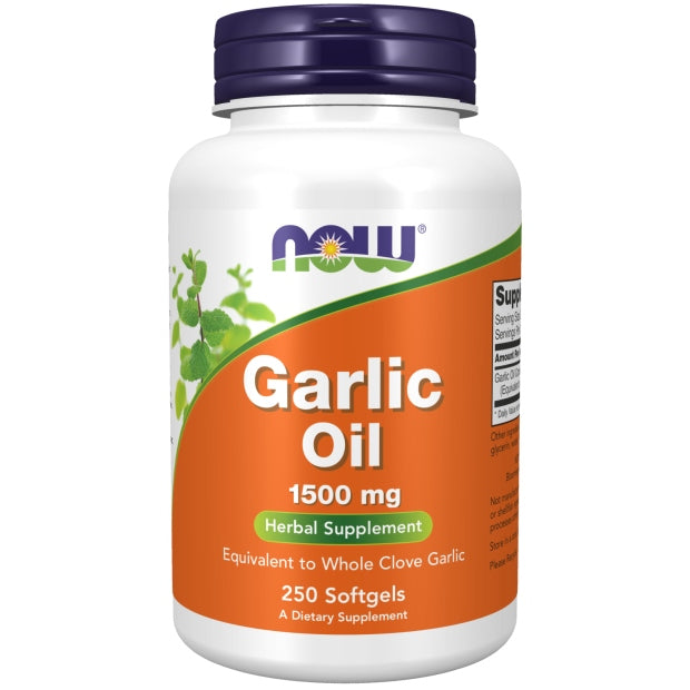 NOW Foods Garlic Oil 1500mg Garlic Oil CONCENTRATE RESISTANCE 250k