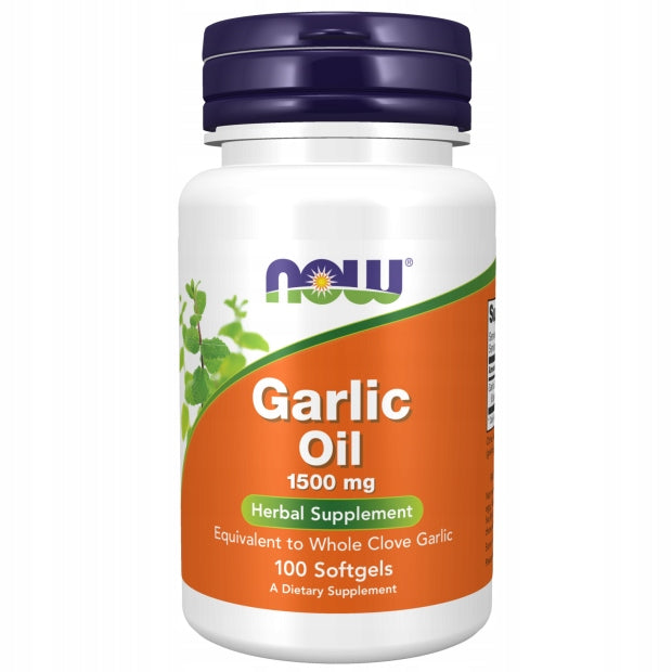 NOW Foods Garlic Oil 3mg 1500mg Garlic Oil CONCENTRATE IMMUNITY 100k