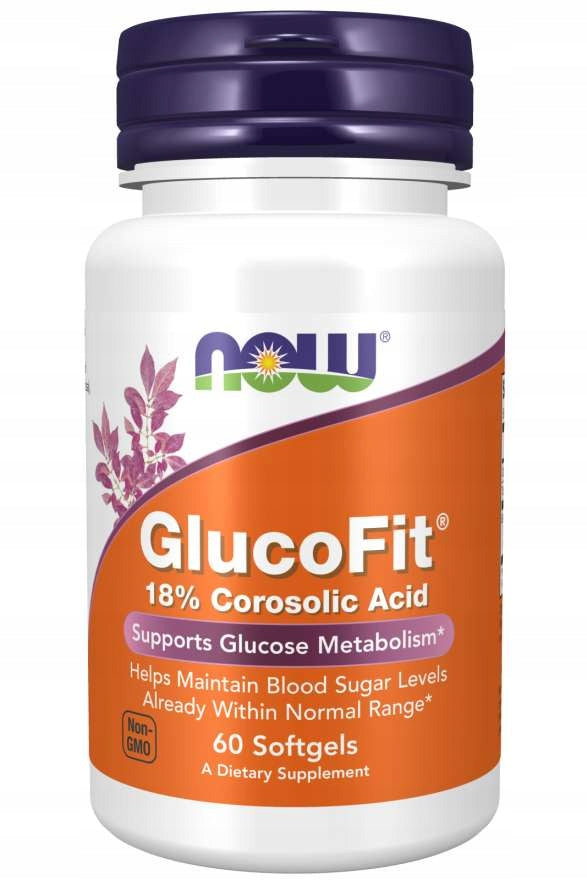 NOW Foods GlucoFit BANABA EXTRACT GLUCOSE METABOLISM 60softgels