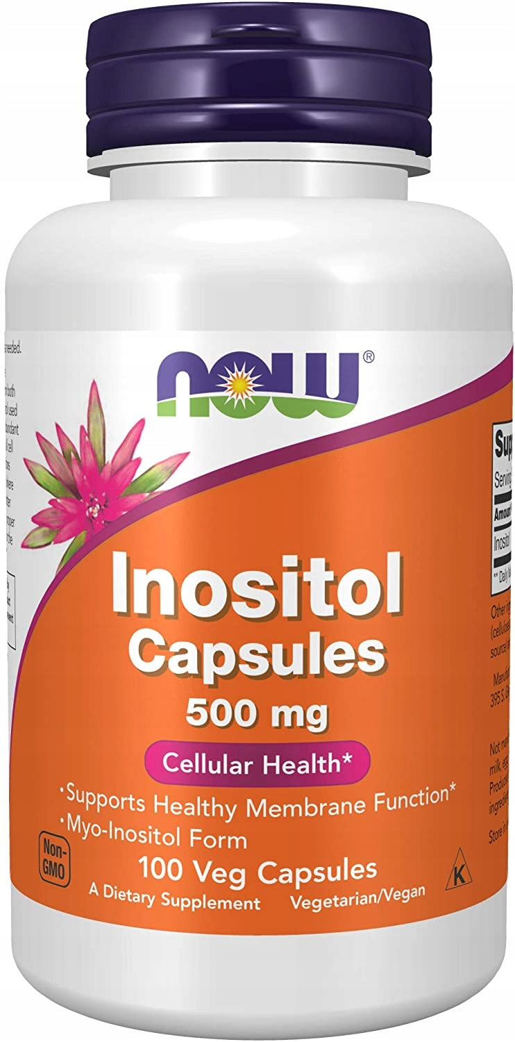 NOW Foods Inositol 500mg INOSITOL VIT. B8 100vkaps Basic ingredient inositol