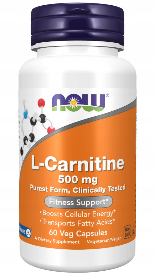 NOW Foods L-Carnitine L-CARNITINE 500mg MUSCLES FAT BURNER