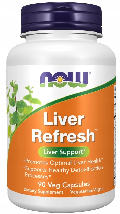 NOW Foods Liver Refresh Detox Milk Thistle Regeneration Liver Complex 90caps