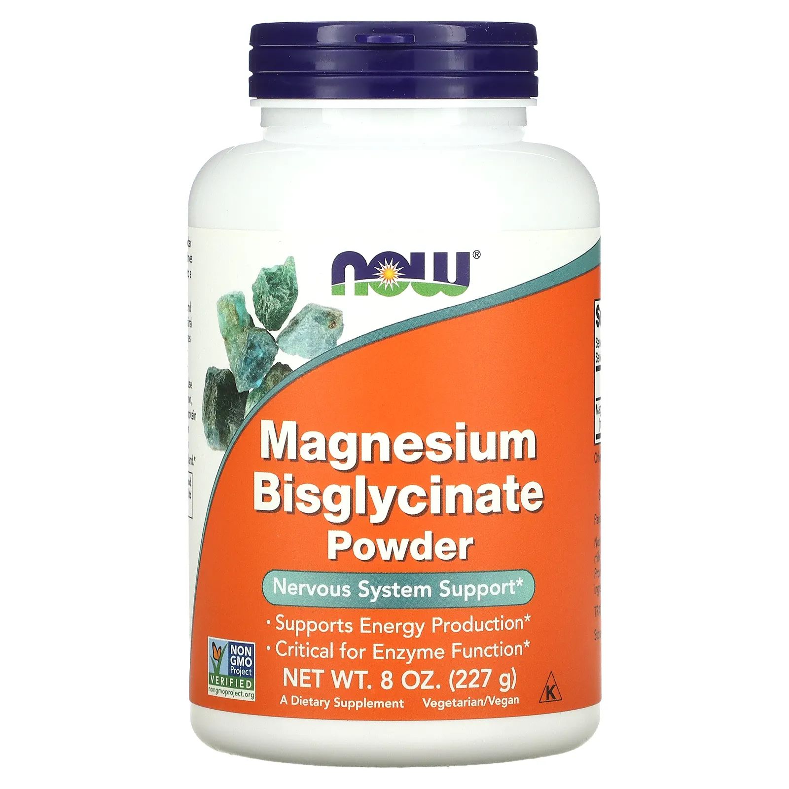 NOW Foods Magnesium Bisglycinate MAGNESIUM FATIGUE POWDER 227g EAN (GTIN) 733739012999