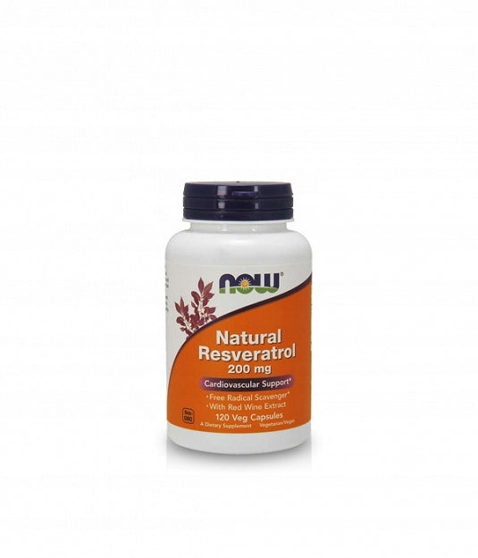 NOW Foods Natural Resveratrol 200mg + Red Wine Extrakt 120k EAN (GTIN) 733739033543