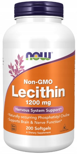 NOW Foods Natural Soy Lecithin Phosphatidylcholine Non-GMO 1200mg 200k EAN (GTIN) 733739022127