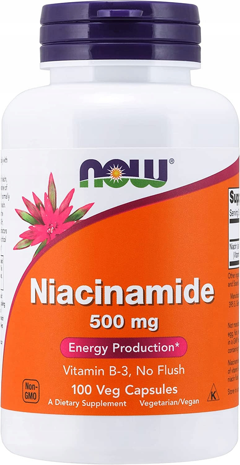NOW Foods Niacinamide 500mg Niacinamide Wit. B3 PP SKIN FATIGUE 100k Brand Now foods