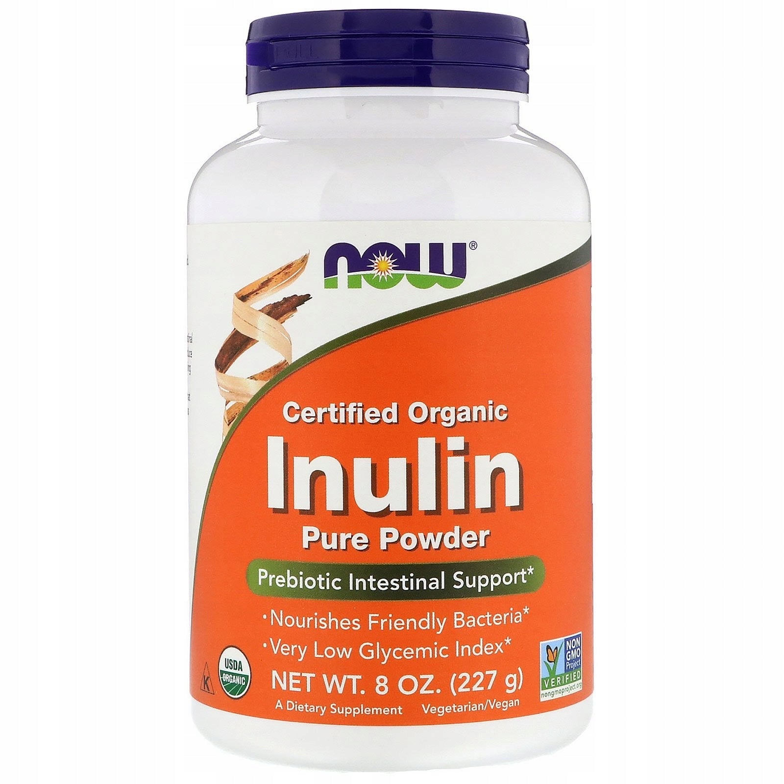 NOW Foods ORG Inulin Inulin Powder Probiotic Supports Digestion 227g. Brand Now foods