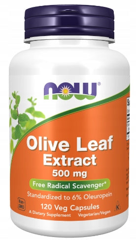 NOW Foods Olive Leaf Extract Olive Leaf 500mg VEGE RESISTANCE 120caps Brand Now foods