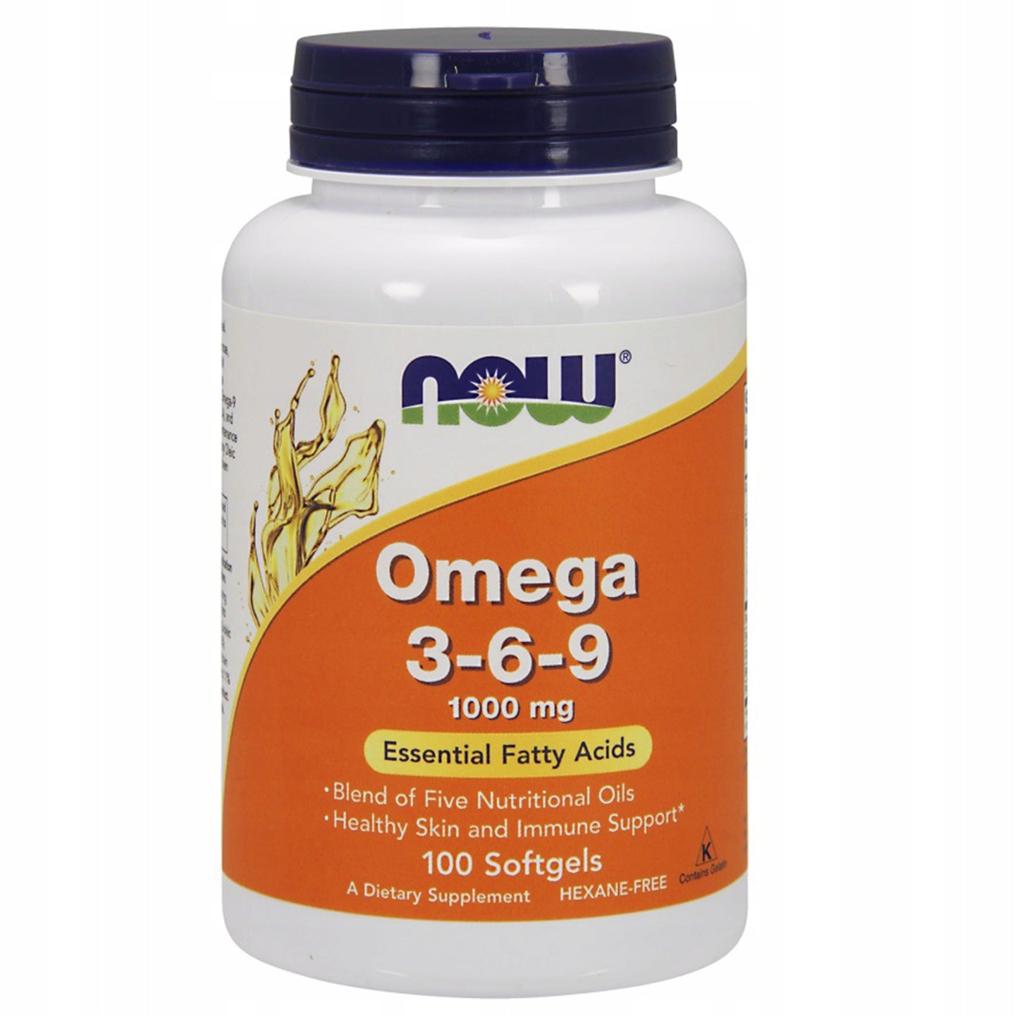 NOW Foods Omega 3-6-9 1000mg HEALTHY FATS HEART BRAIN IMMUNITY 100k EAN (GTIN) 733739018359