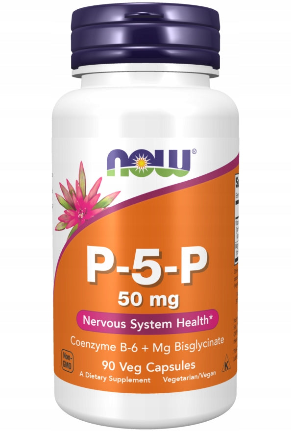 NOW Foods P-5-P 50mg VITAMIN B-6 REGULATION HOMOCYSTEINE 90k