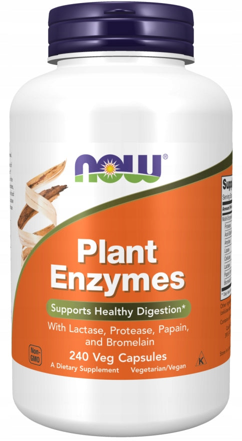 NOW Foods Plant Enzymes NATURAL PLANT ENZYMES DIGESTION VEGE 240cap