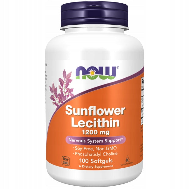 NOW Foods Sunflower Lecithin STRESS 1200mg 100k