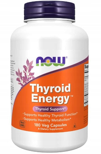 NOW Foods Thyroid Energy B-12 L-Tyrosine Zinc Selenium Copper Ashwaghanda 180k EAN (GTIN) 733739033697