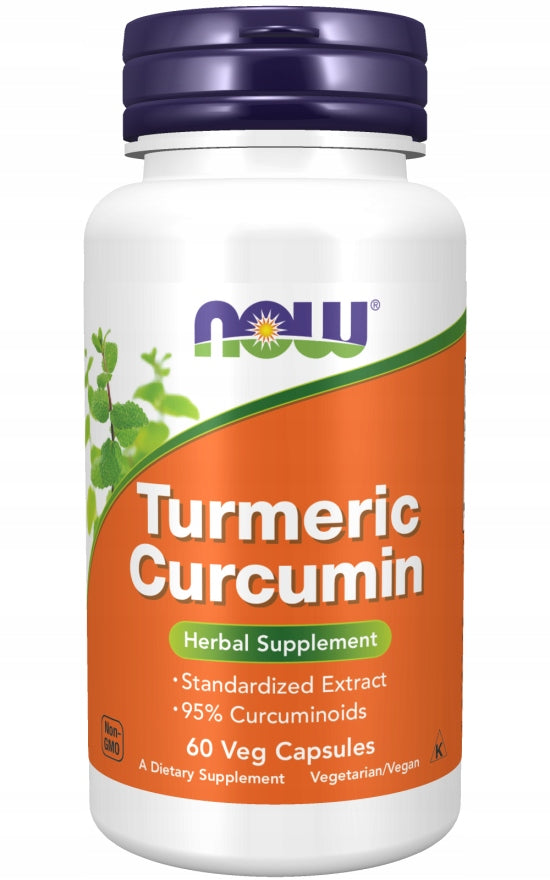 NOW Foods Turmeric Curcumin 95% CURCUMIN ANTIOXIDANT 60k