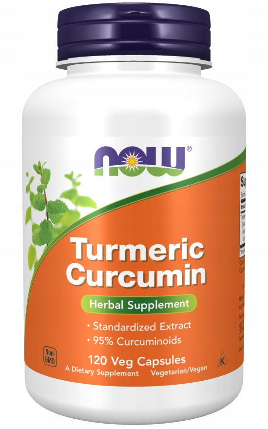 NOW Foods Turmeric Curcumin 95% CURCUMIN ANTIOXIDANT VEGE 120