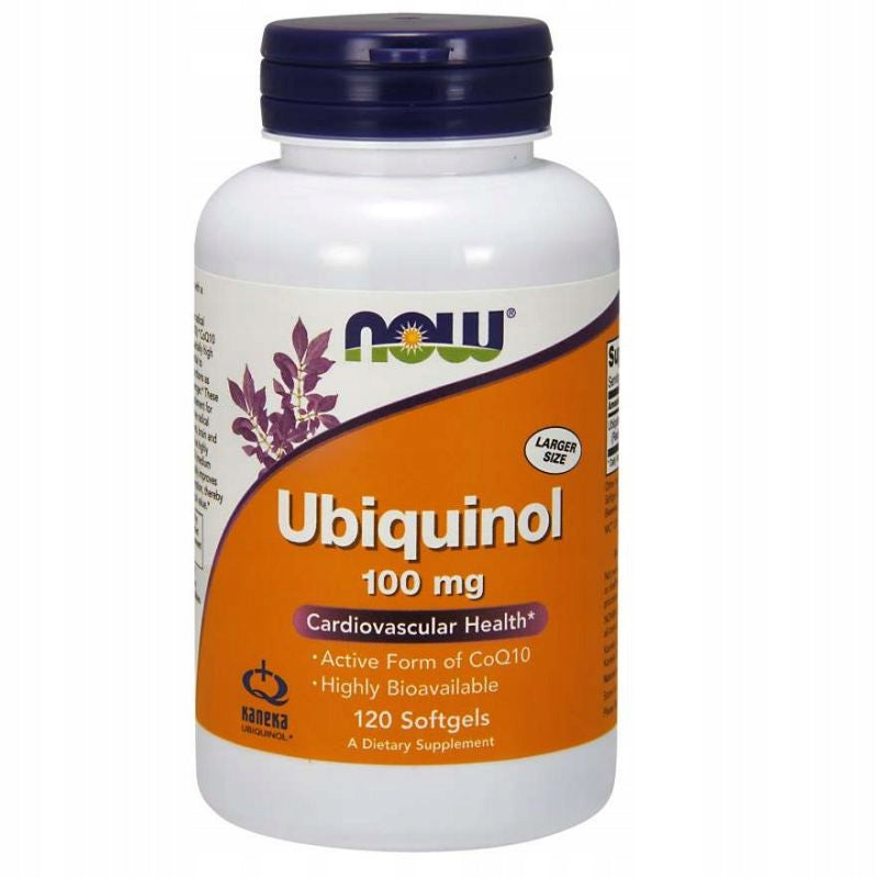 NOW Foods Ubiquinol COENZYME Q10 Kaneka Natural Japanese 100mg 120softgels Manufacturer code ZDR000758