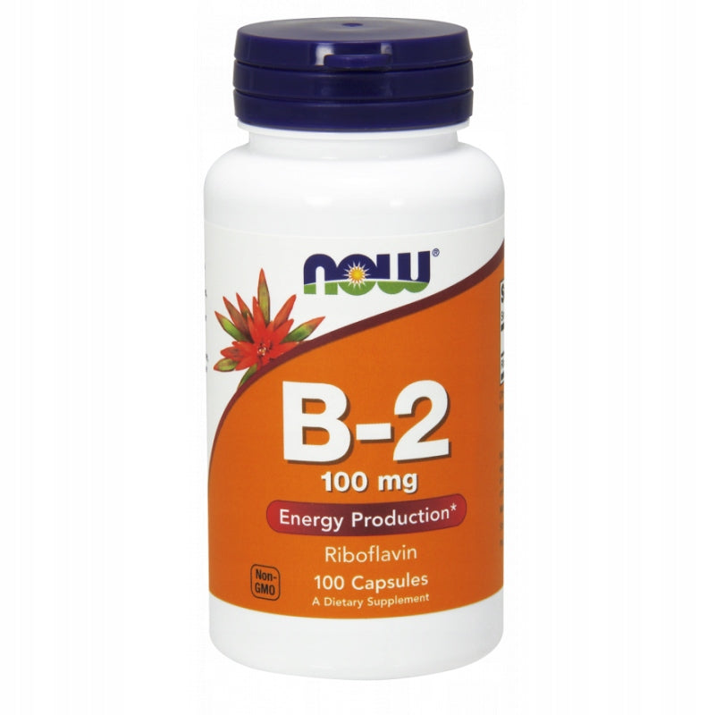 NOW Foods Vitamin B-2 Riboflavin VISION NERVOUS SYSTEM 100k Manufacturer code 733739004475