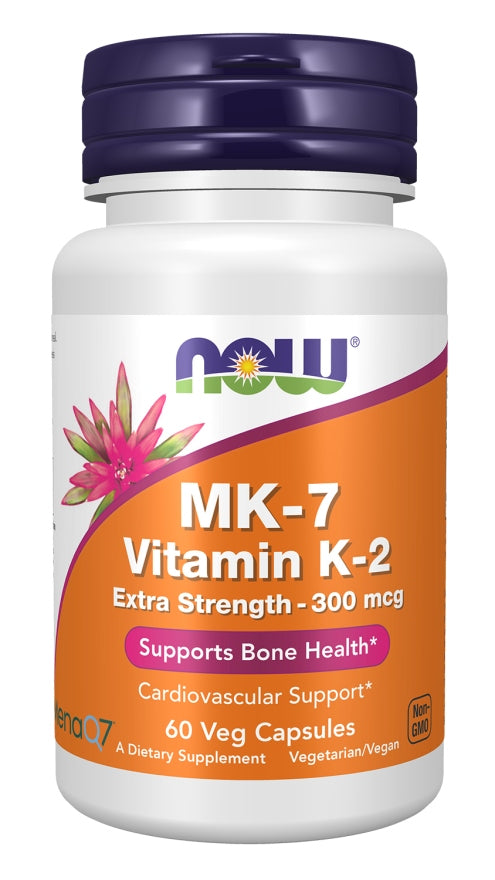 NOW Foods Vitamin K-2 MK-7 300 mcg 60 capsules