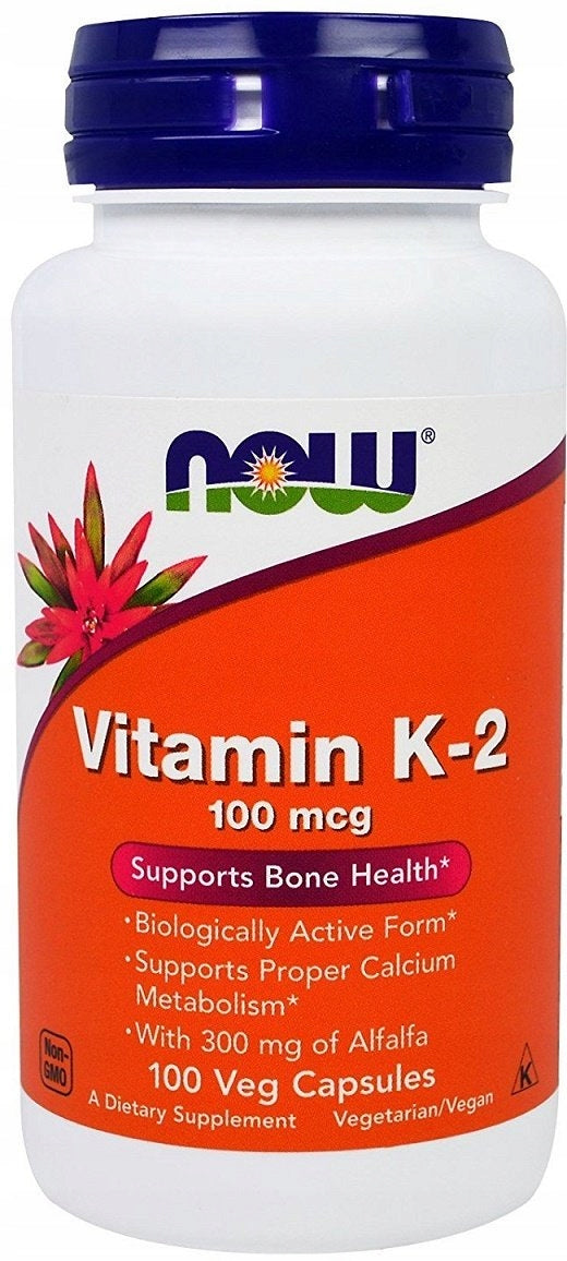 NOW Foods Vitamin K2/MK-4 100mcg Support Cardiovascular System 100 vegg caps. Brand Now foods