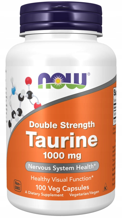 NOW Taurine 1000mg TAURINE NERVOUS SYSTEM 100caps