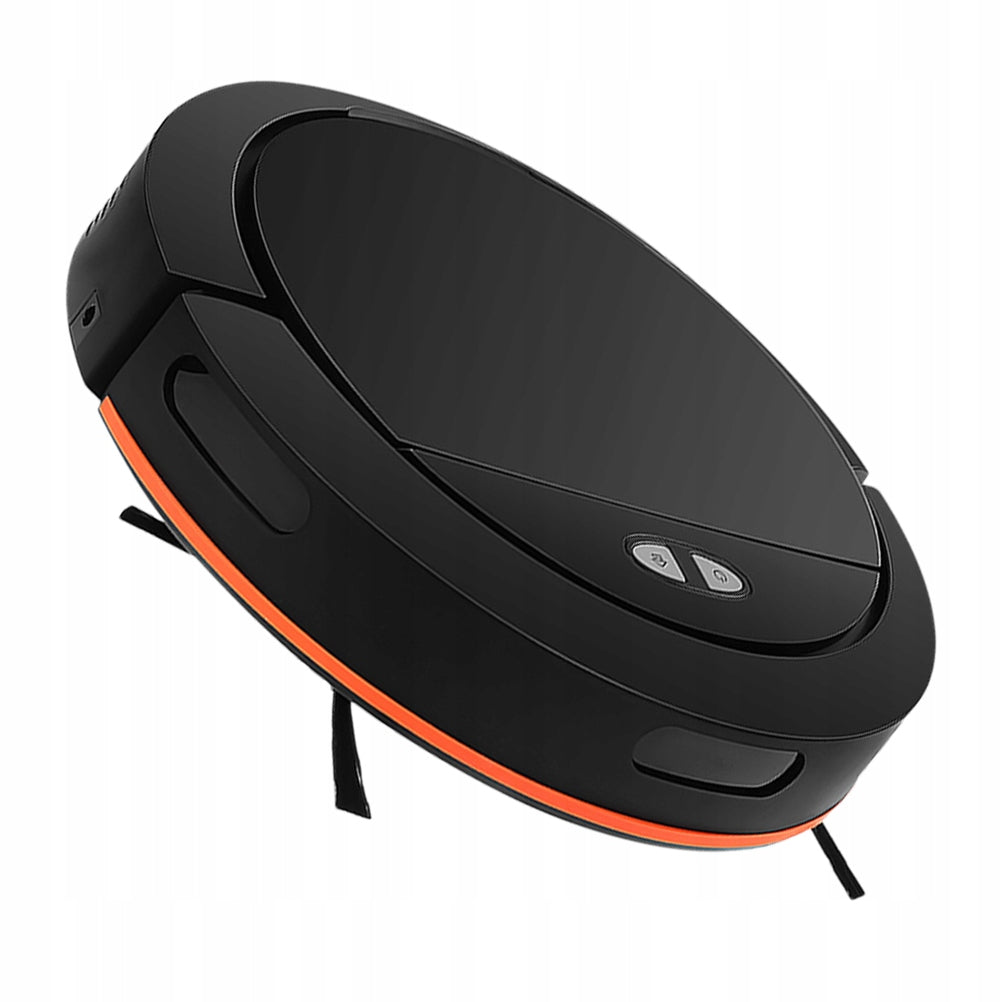 NOWOCZESNY ROBOT ODKURZACZ Z AUTOMATYCZNYM ZAMIATANIEM PODŁÓG Dominant color black