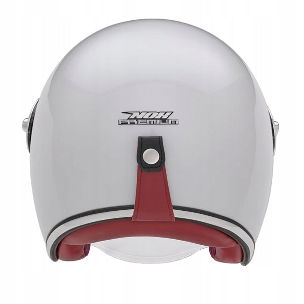 NOX OPEN HELMET JET NP106 HERITAGE SOLID WHITE XL Manufacturer Nox