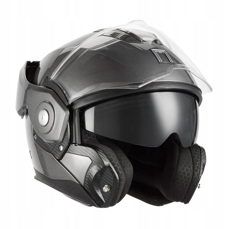 NOX PREMIUM JAW HELMET NP999 SPINNER ARK TITAN GLOSS XL