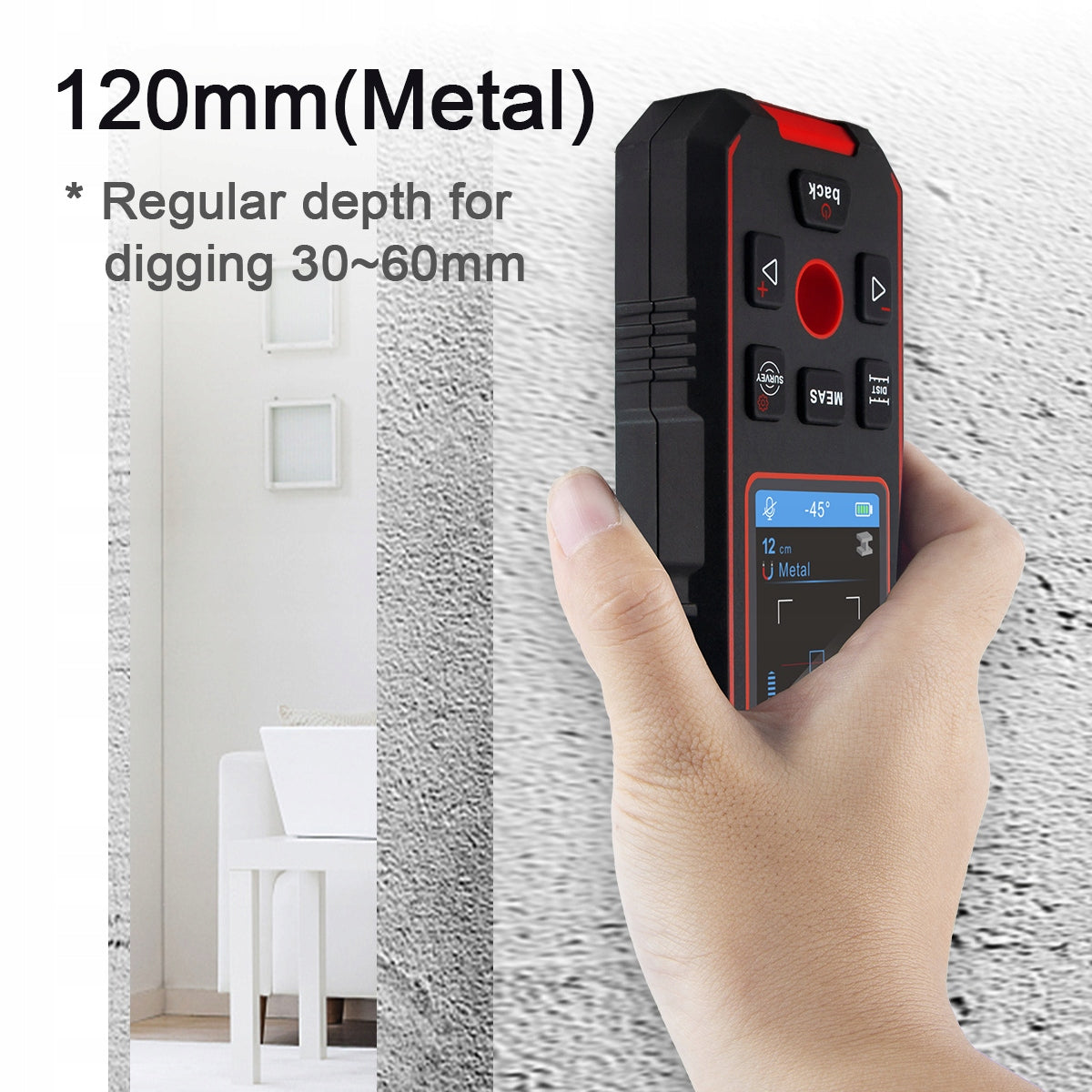 NOYAFA NF-518S Stud Detector and Wall Scanner, Metal and Wood Detector Packaging status original