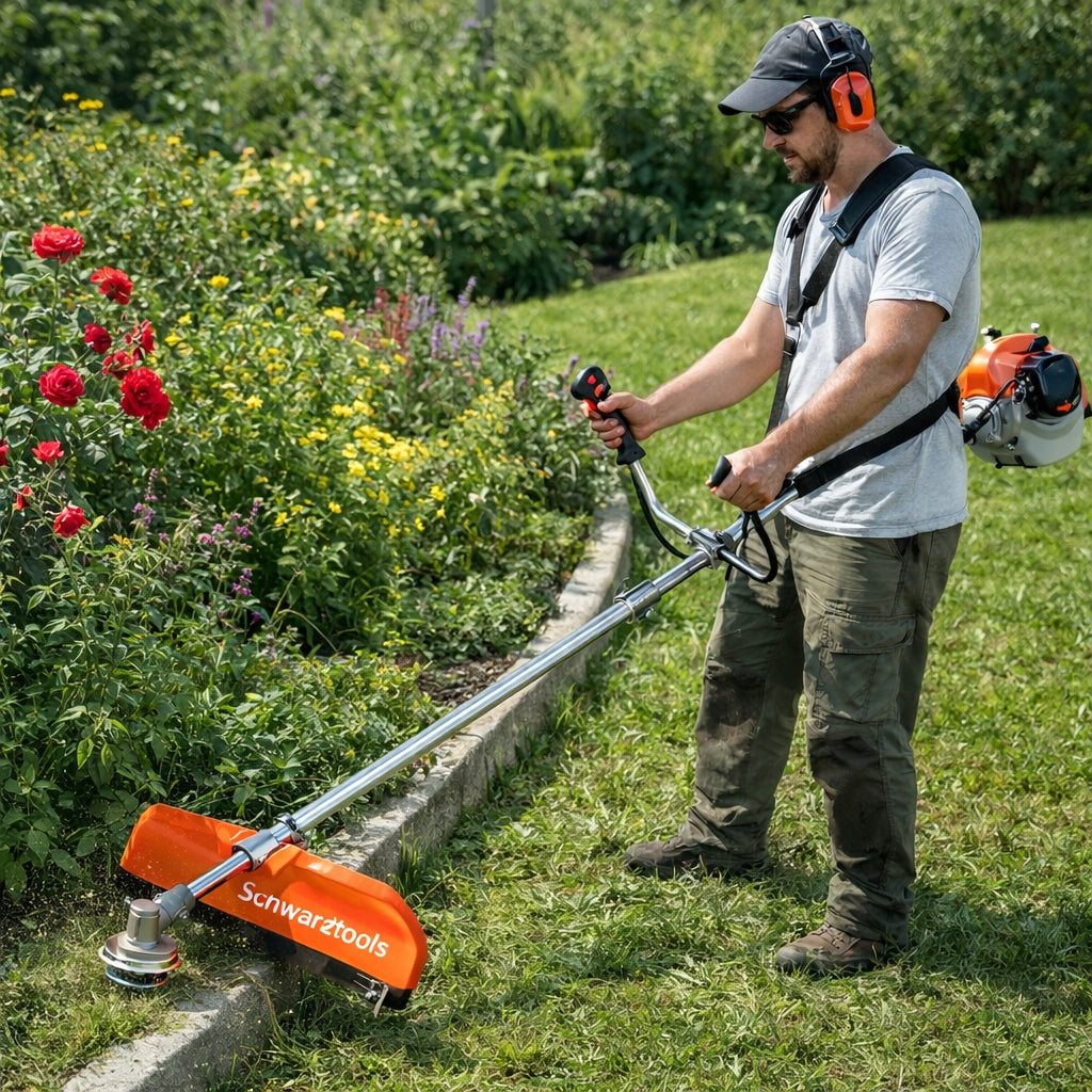 NSTRONGER COMBUSTION SCYTHE 7KM SPLIT TRIMMER MOWER BRUSH CUTTER Kind scythe