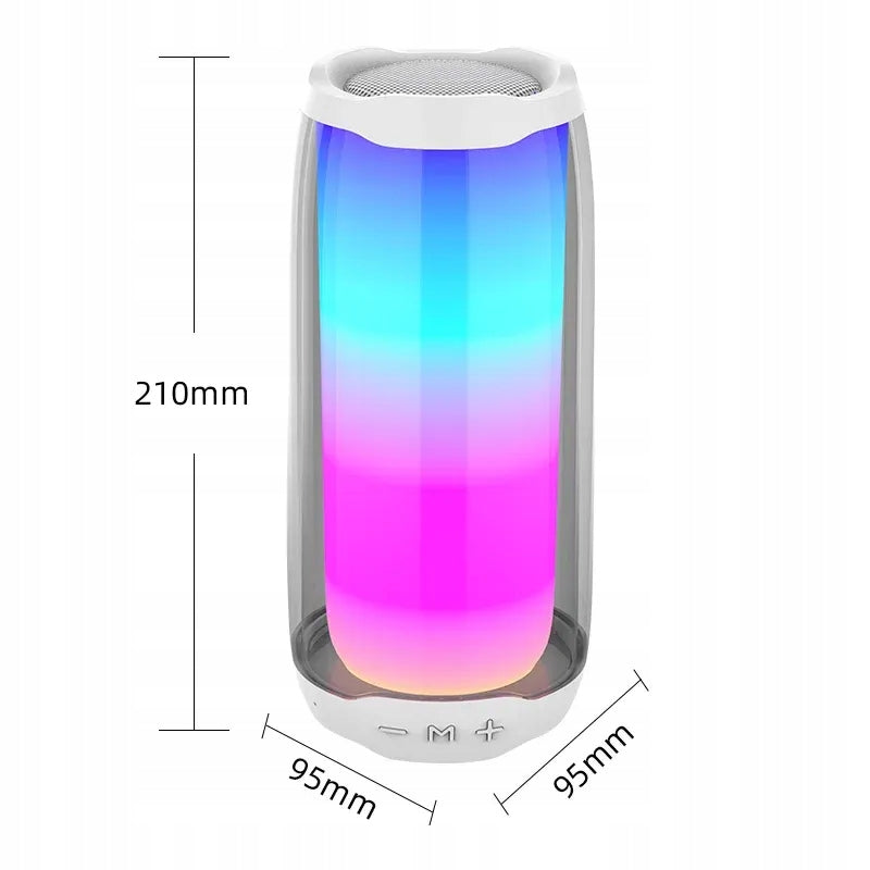 NUBI GS 889 Portable Speaker, Bluetooth, Pro Sound, RGB Wireless, White Model other