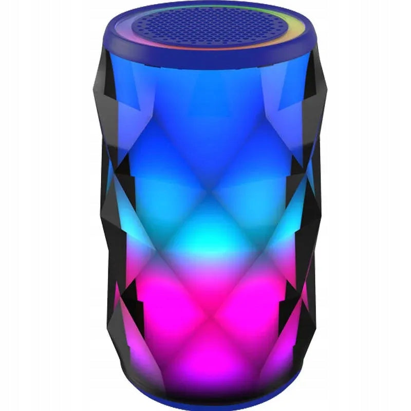 NUBI T11 Portable Speaker, Bluetooth, LED Light, Blue