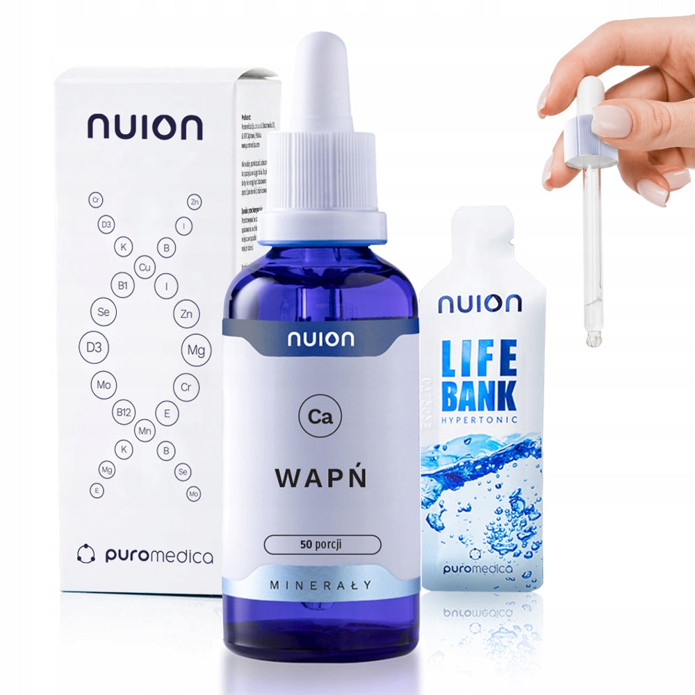 NUION Calcium, drops liquid, 50 servings bone teeth muscles CALCIUM CHLORIDE