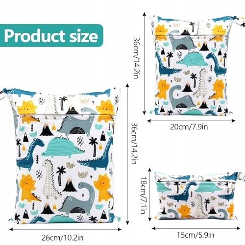 NURSERY BAGS WATERPROOF SET OF 3 PIECES PUL CASTLE FOR KIDS Manufacturer code Bez marki